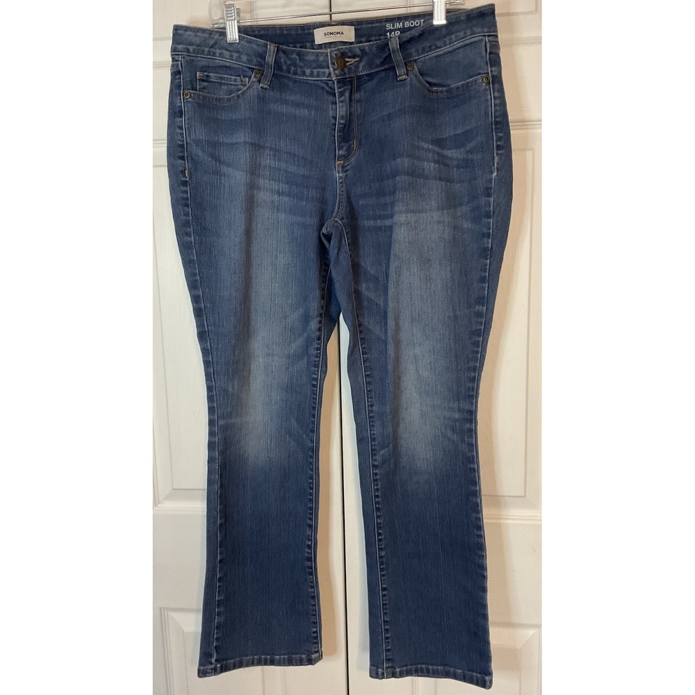 Sonoma Blue Jeans Boot Cut Size 14